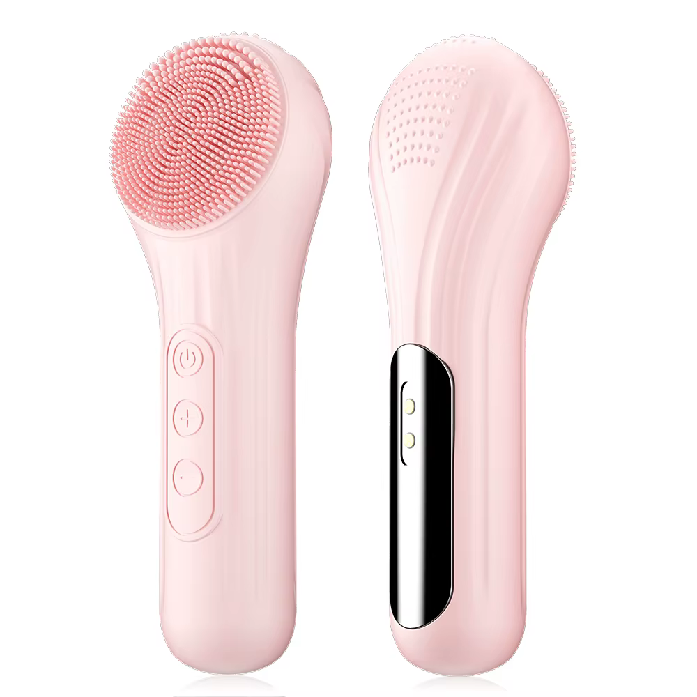 Brosse de nettoyage du visage sonique étanche, épurateur Rechargeable, exfoliant, vibrant, nettoyage