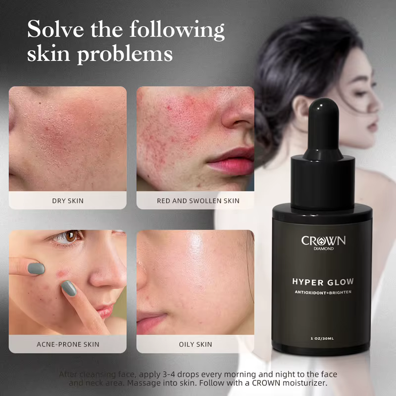Sérum 5 en 1 à l'acide hyaluronique pour affiner les pores, soin du visage, hydratation intense, non