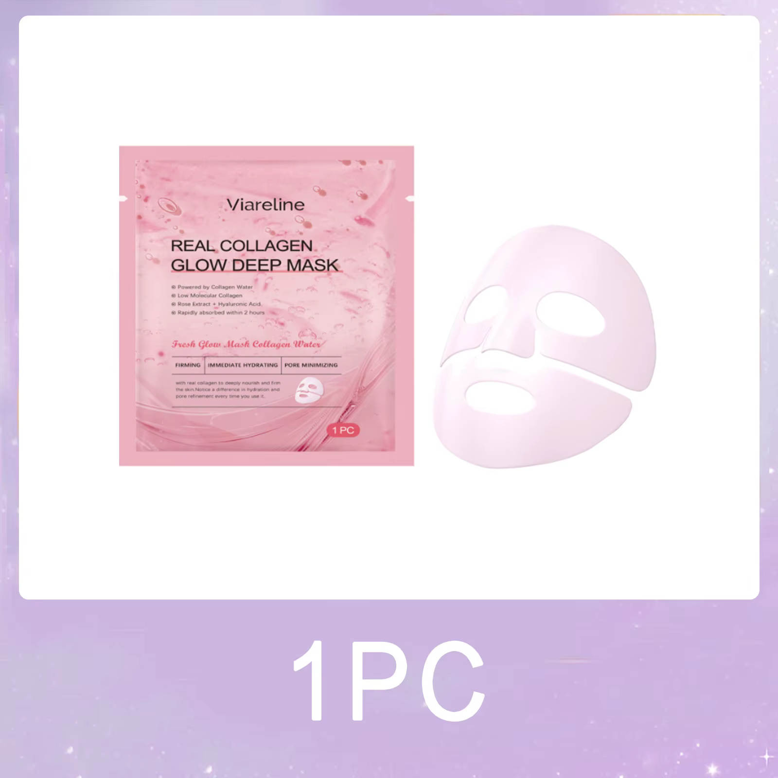 Masque facial hydratant au collagène, minimisant les pores, Anti-rides, lifting, élasticité ferme, a