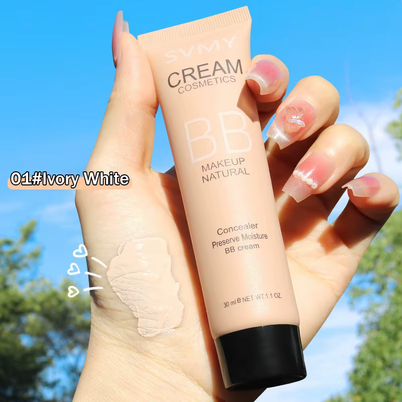 BB crème isolante 4 couleurs, fond de teint liquide, hydratant, contrôle de l'huile, maquillage long