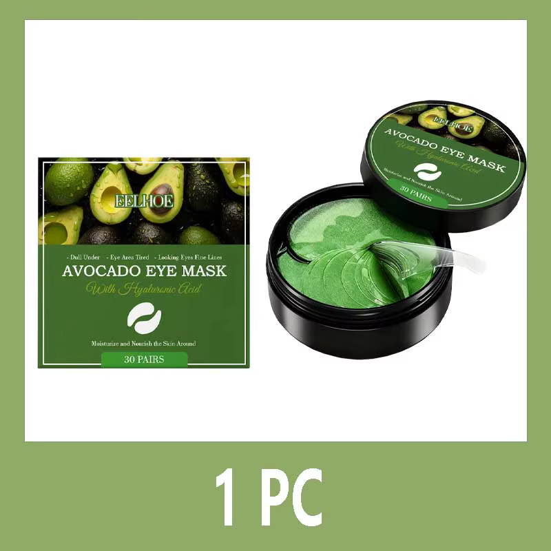 Masque pour les yeux à l'acide hyaluronique, anti-cernes, élimine les poches sous les yeux, améliore
