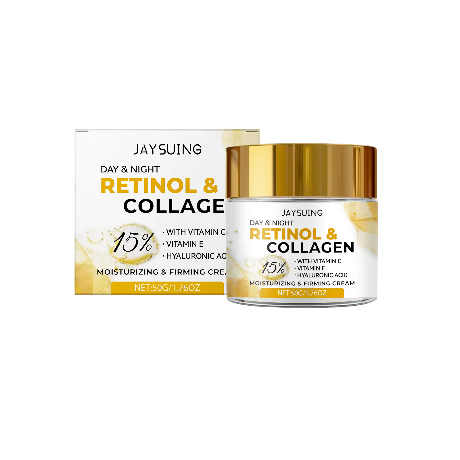 Crème hydratante au collagène pour le visage, lissante, même le teint, améliore la fermeté de la pea