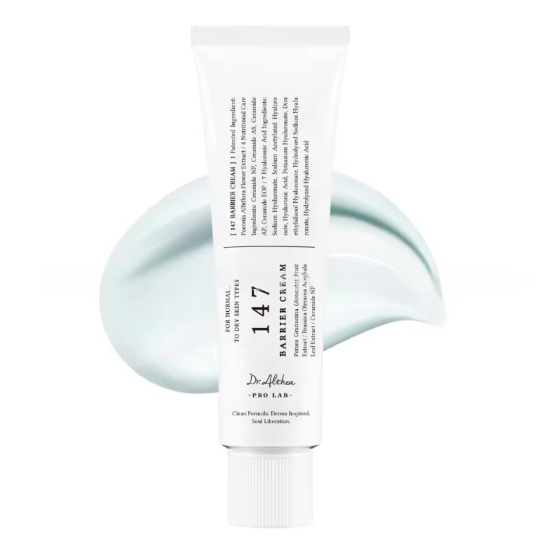 Crème antioxydante 147/345 hydratante et réparatrice pour les barrières cutanées sensibles, soulage 