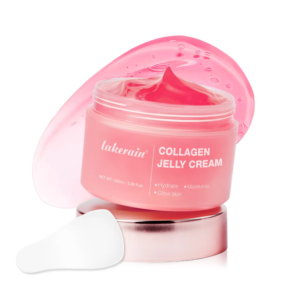 Crème à la gelée de collagène, hydrate en profondeur, ferme, brillante, réduit l'affaissement et les