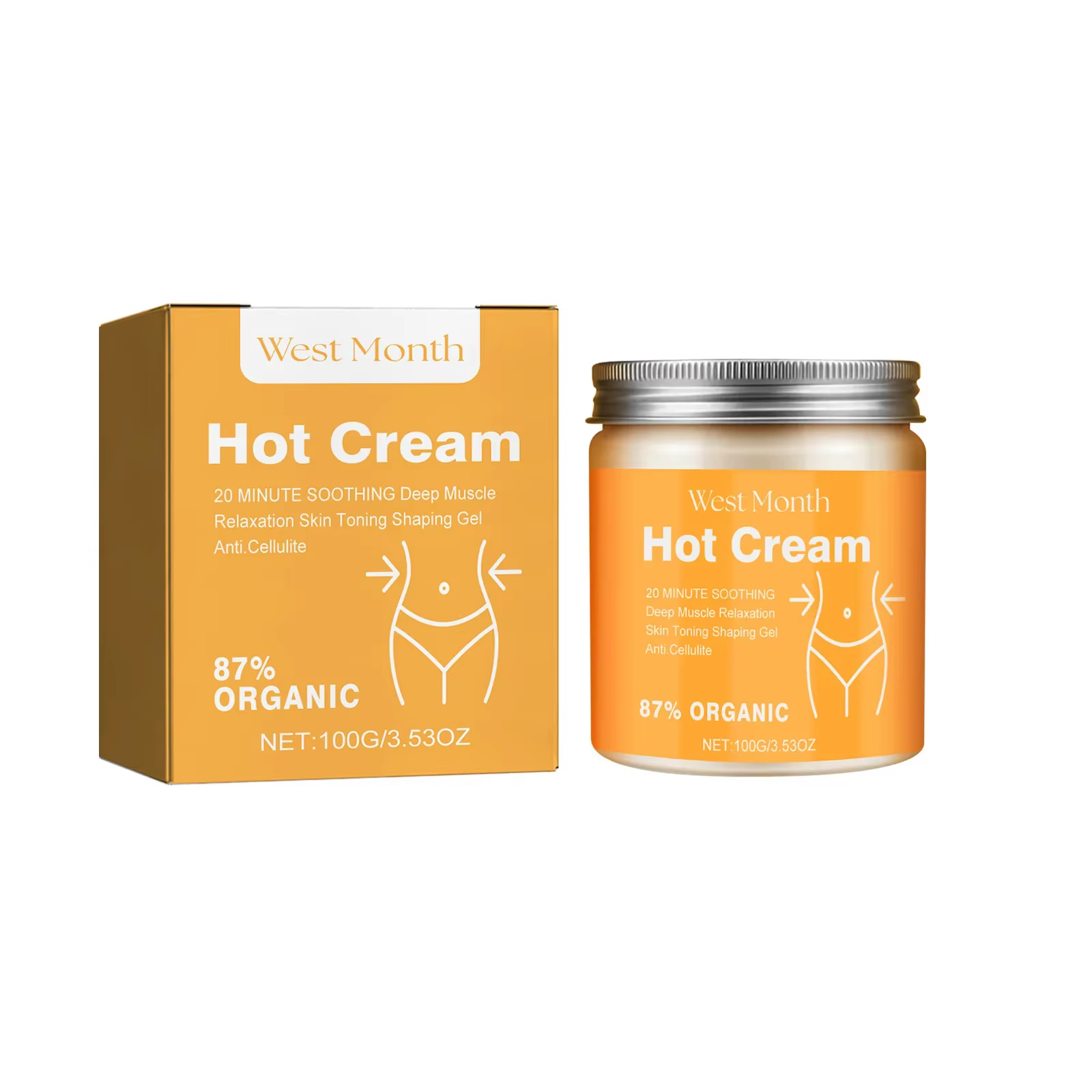 Crème pour le corps raffermissante, raffermit la peau, bogestes titut, éclaircit les ridules, hydrat