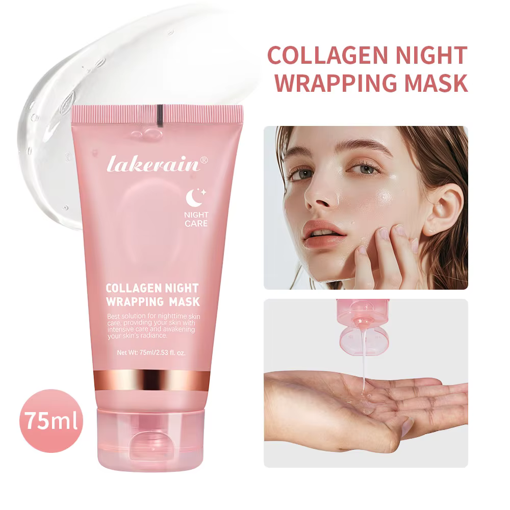 Masque d'emballage au collagène de nuit, rajeunissement, hydratant, éclaircissant, coréen, pour fair