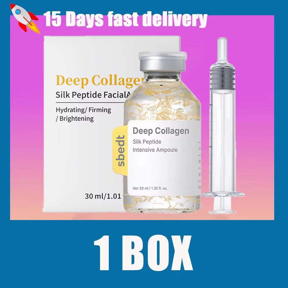 Ampoule peptidique de collagène profond de 40 ml - Sérum visage hydratant éclaircissant anti-rides a