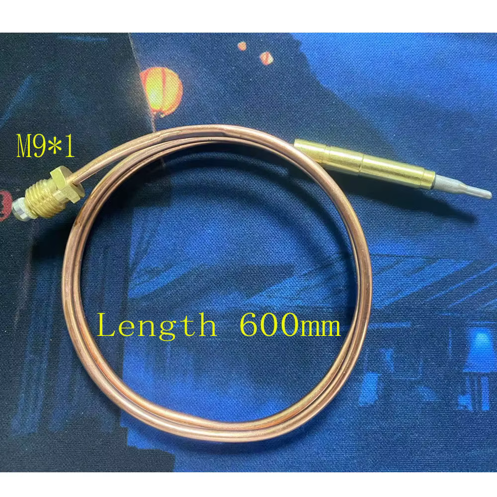 Thermocouple à gaz pour Bomicrophone, pièces de cuisinière à gaz, L = 600mm, M9bronchEnd Kg, 3,0 mV,