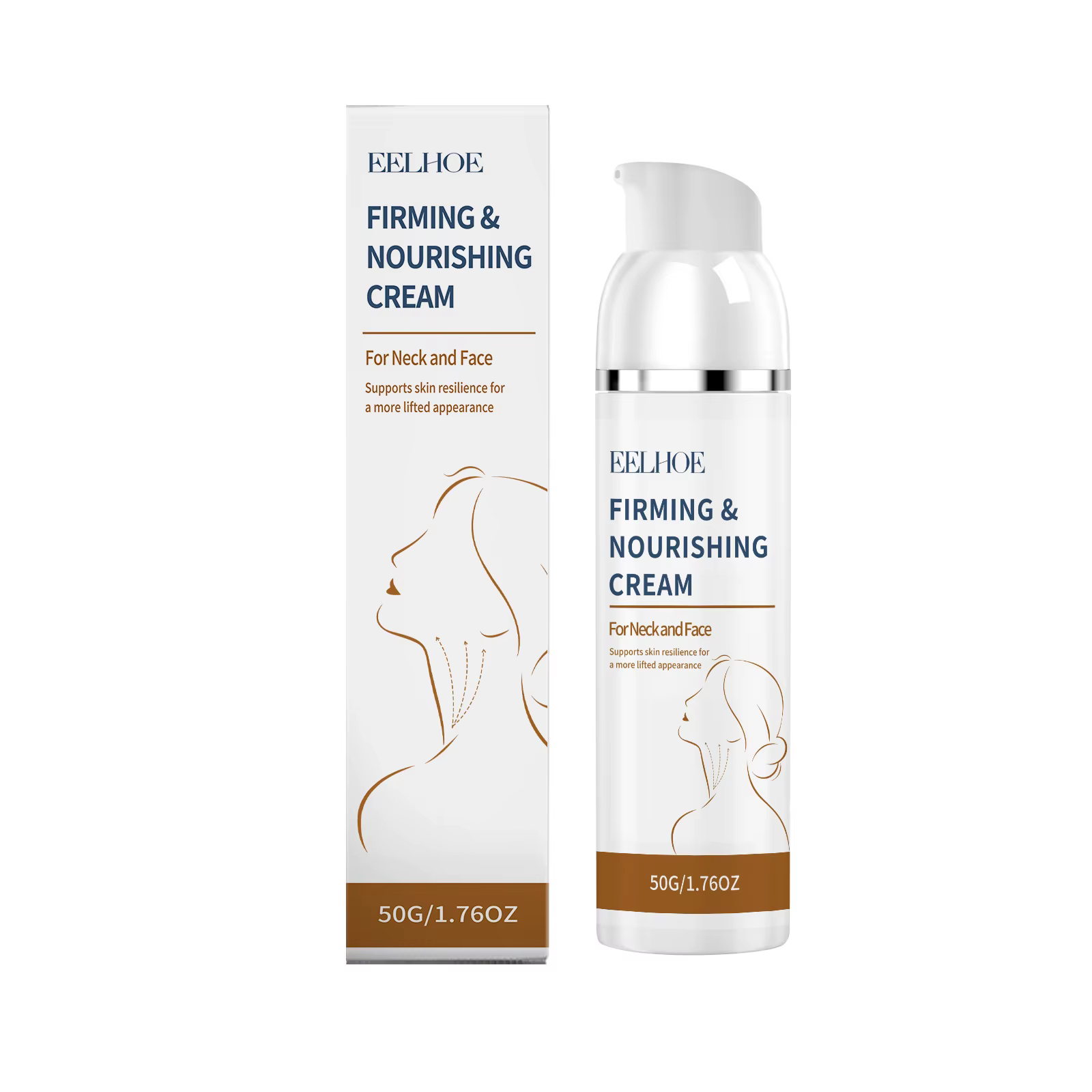 Crème raffermissante et nourrissante, formule hydratante douce pour le visage et le cou, légère, non