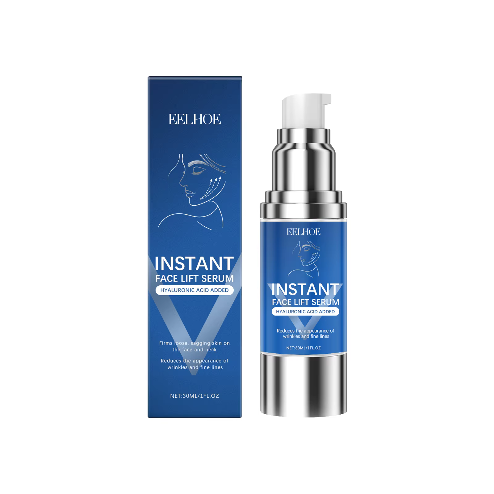Sérum liftant instantané pour le visage, raffermissant, Anti-rides, hydratant en profondeur, éclairc
