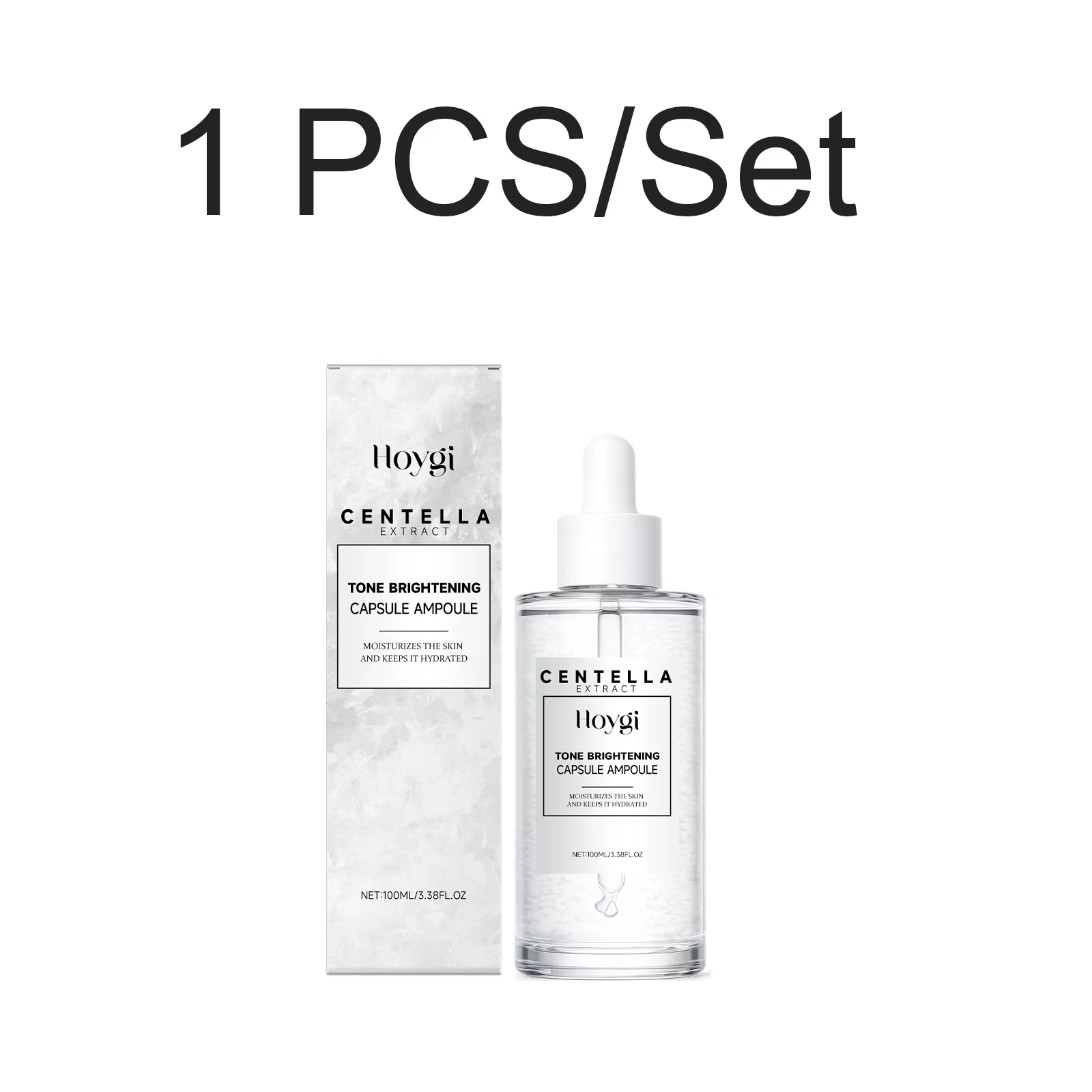 Sérum à la Centella Asiatica et Niacinamide Éclaircissant, Réparateur de la Barrière Cutanée, Hydrat