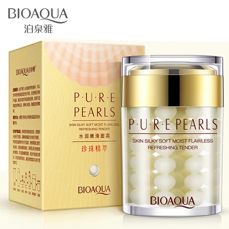 BIOAQUA crème blanchissante hydratante éclaircissante perle Anti-rides Anti-âge crèmes de jour raffe