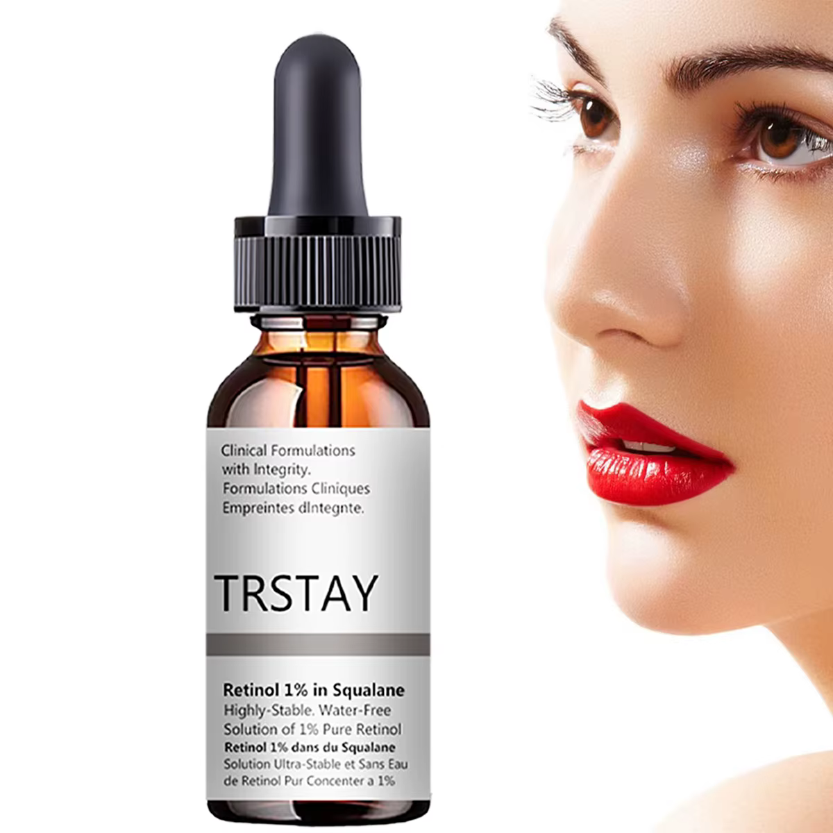 5ML/15ML/30ML/50ML/Sérum au rétinol 1% en Squalane 30ml huile essentielle de beauté et de santé
