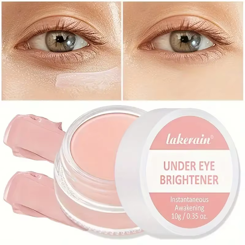 Crème hydratante éclaircissante pour les yeux et contour du visage - Couvrance totale, longue tenue,