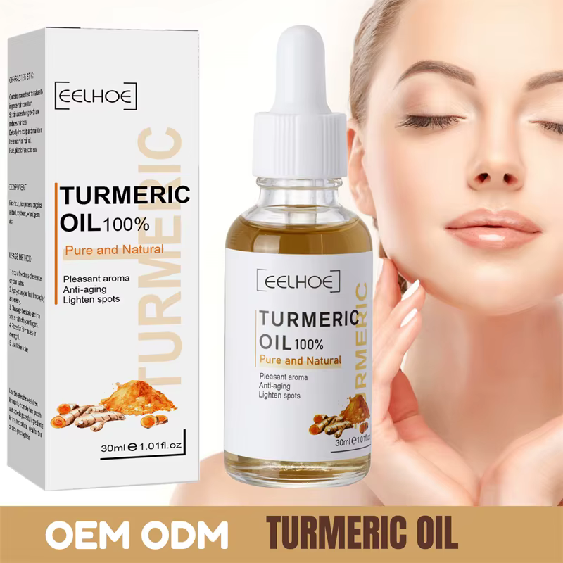 Sérum pour le visage au curcuma, rétrécit les pores, Essence réparatrice, mélanine, éclaircissant, h