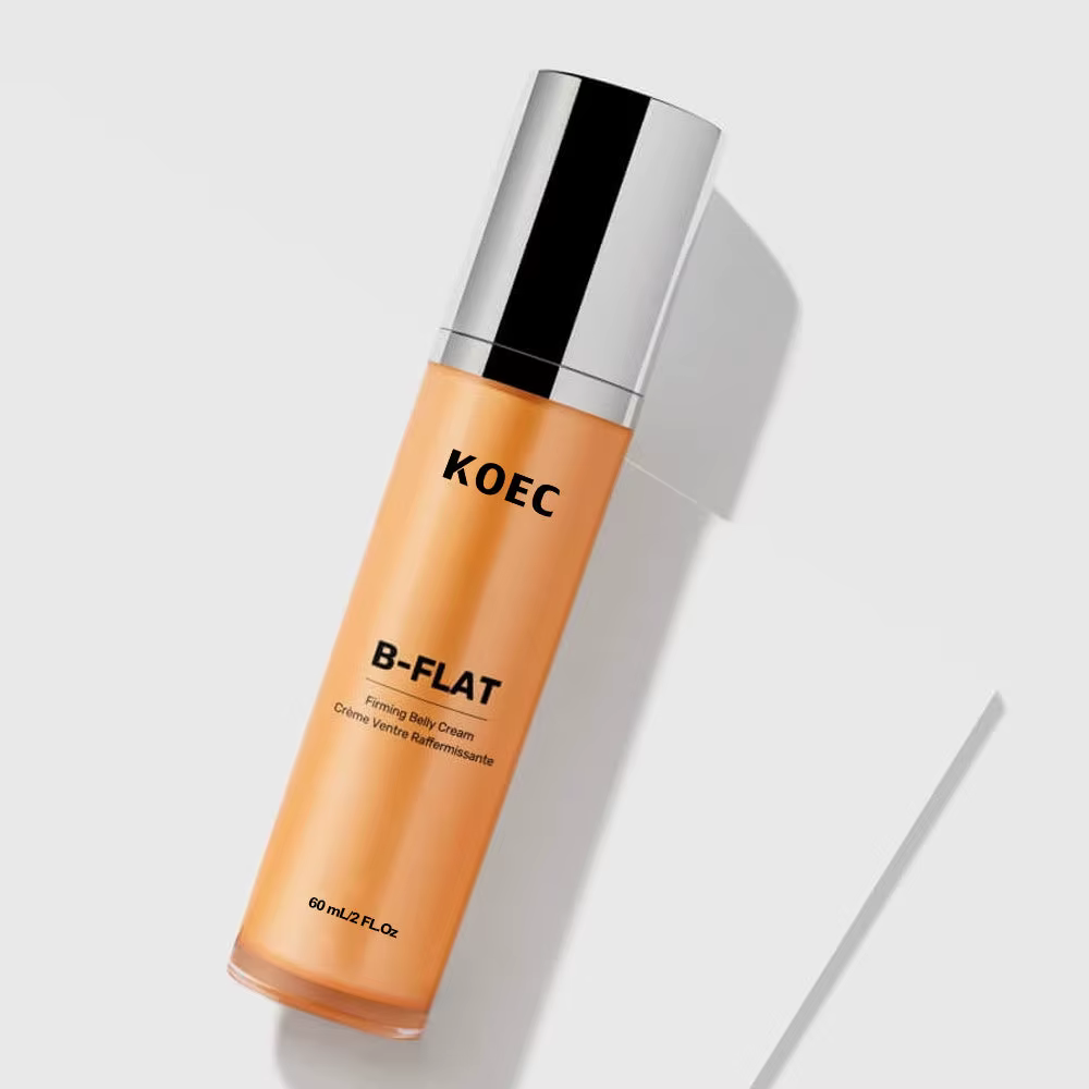 KOEC-Crème raffermissante pour le ventre plat, 60ml, baume lissant et hydratant pour la peau du vent