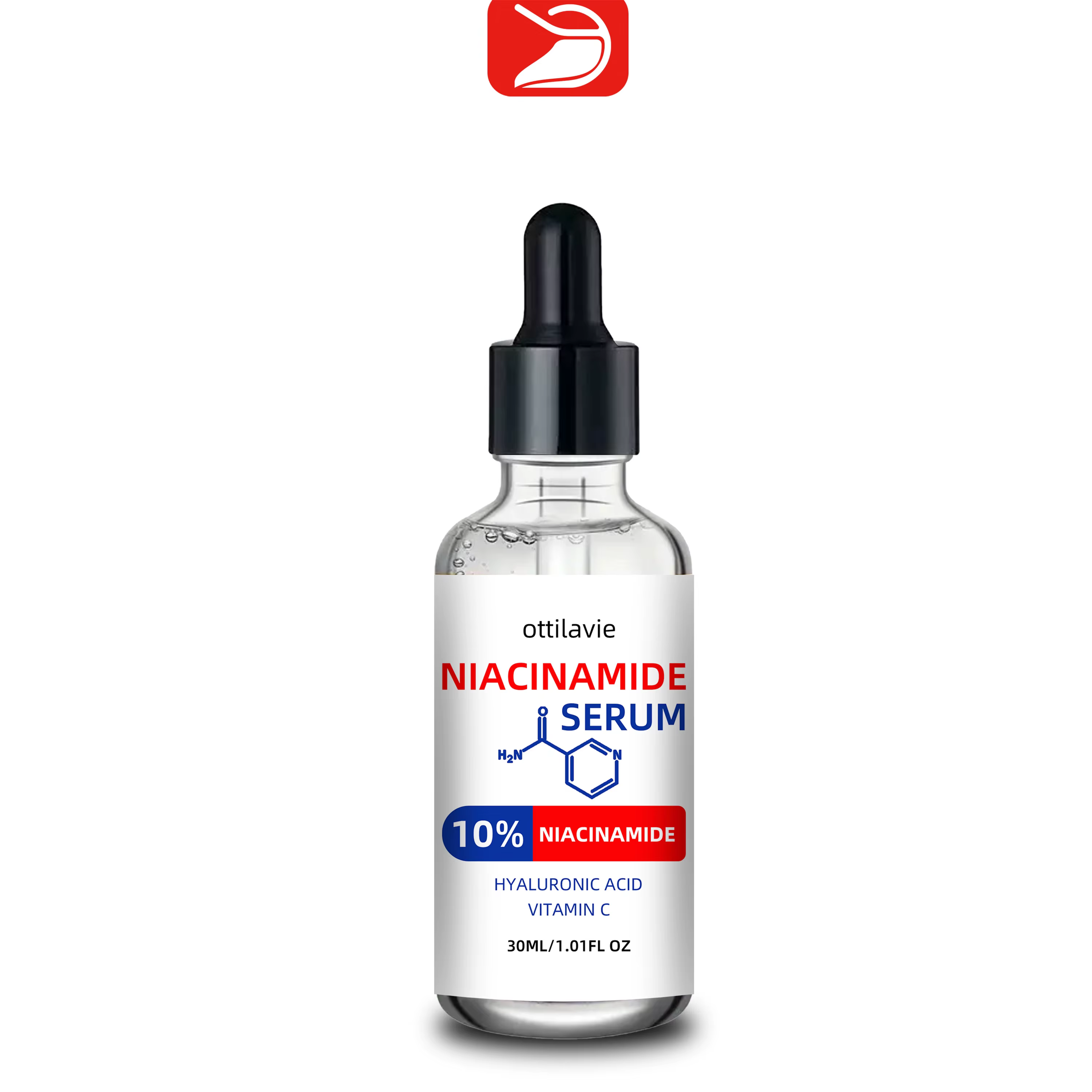 Ottilavie 10% Niacinamide Serum – Convient pour tous les types de peau, absorption rapide, non gras,