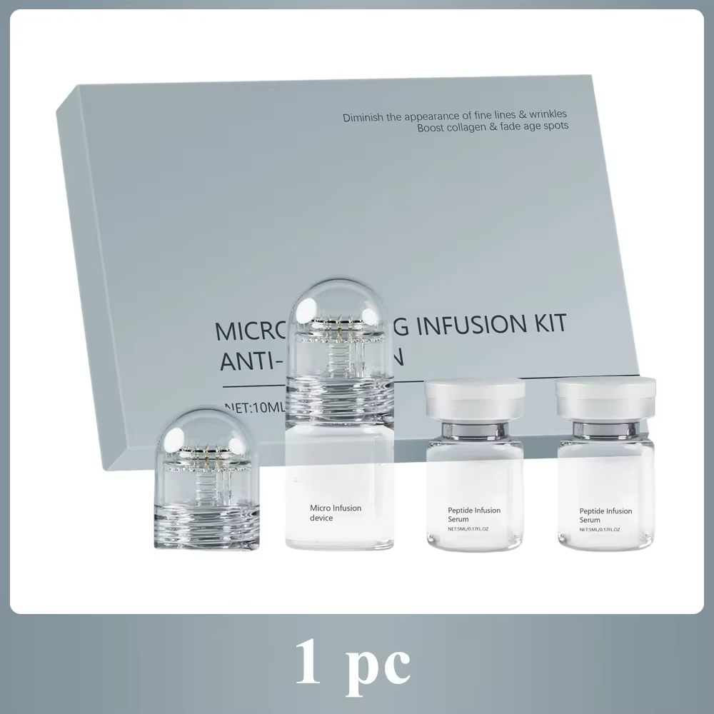 Kit d'essence faciale à micro-aiguilles formulé pour des soins de la peau collaboratifs