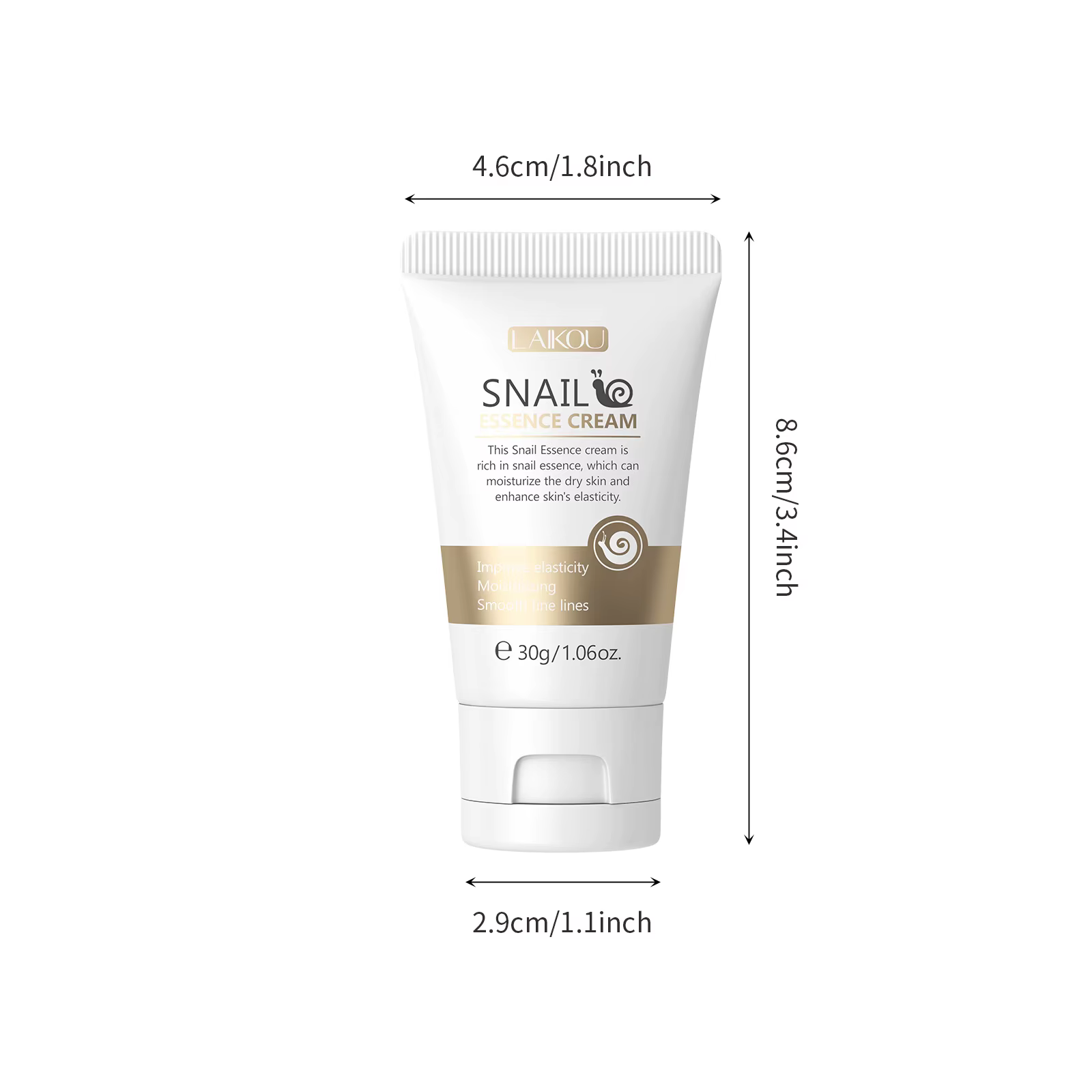 Crème hydratante pour le visage à base d'escargot, produit de beauté, anti-âge, déformant, soin de l