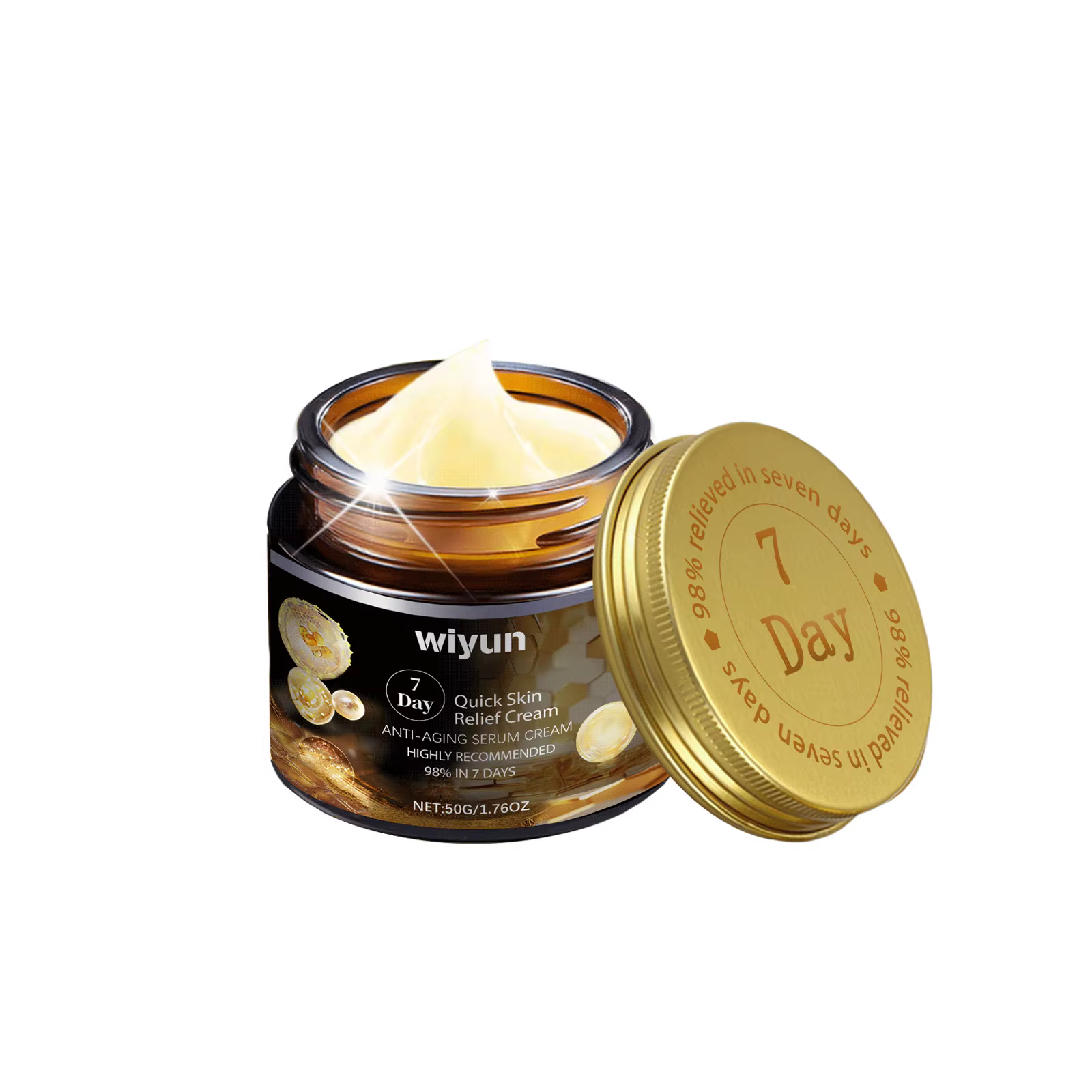 Crème pour le visage pour l'élimination des taches foncées, ridules, réparation de 7 jours, raffermi