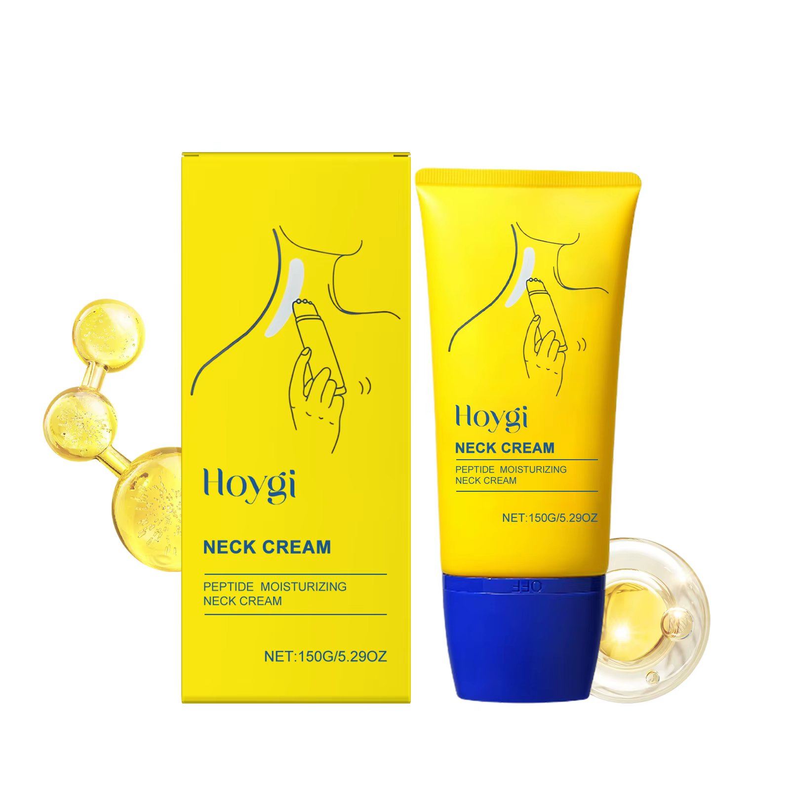 Crème raffermissante pour le cou : hydrate et nourrit, estompe les lignes du cou, raffermit la peau,