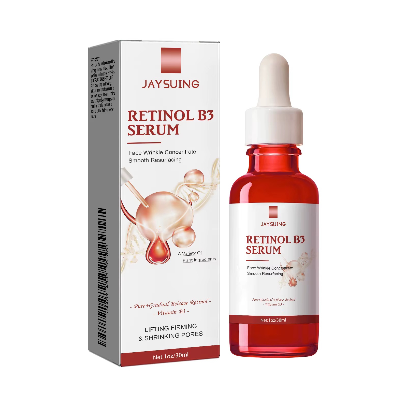 Essence Rétinol v1.Face Hydratant en Profondeur, Estompe les Lignes Fines, Lifting, Raffermissement,