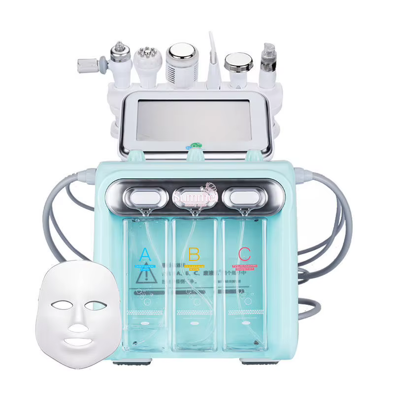 Appareil de nettoyage du visage par hydrodermabrasion, hydro-aqua-peeling, Deep Clean H2O2 Hydro Fac