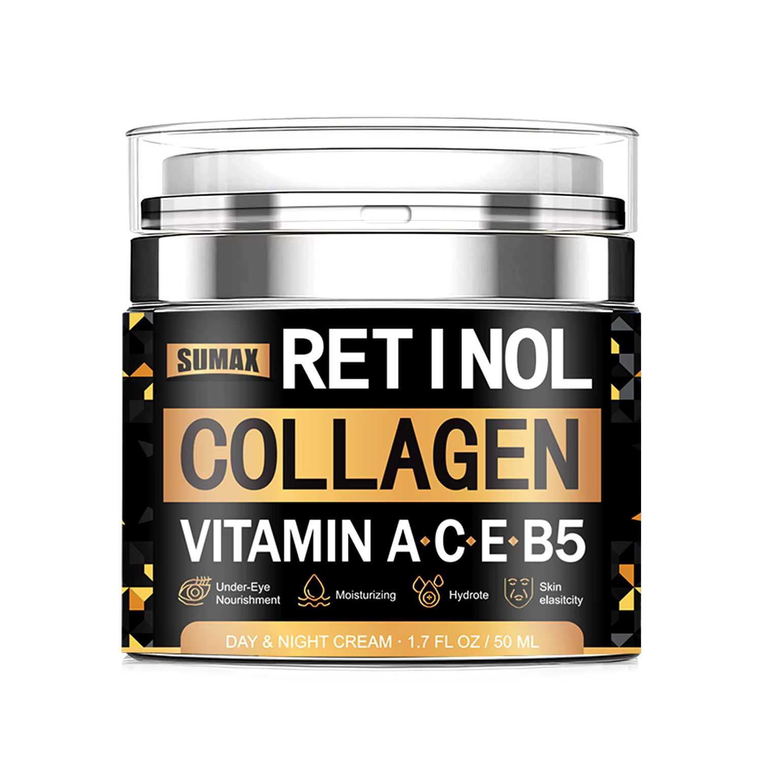 Crème anti-rides au rétinol instantané pour hommes, crème raffermissante au collagène, hydratante, b