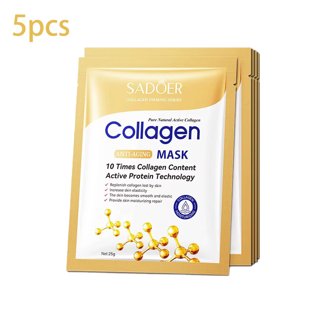 5/10/20/30 pièces SADOER collagène masque Facial raffermissant hydratant réparation éclaircissant so