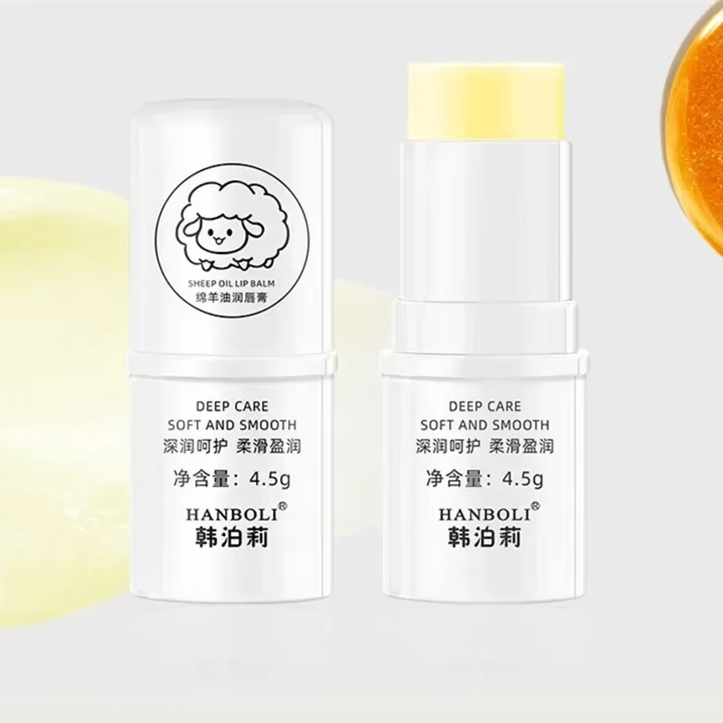 Meilleure vente baume à lèvres hydratation des lèvres petits Tubes hydratant nourrissant miel agrume