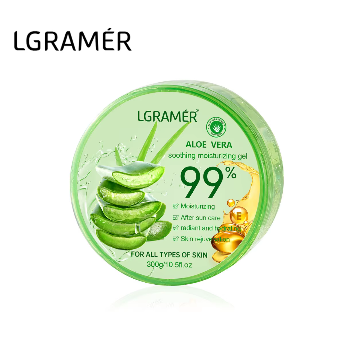Gel d'aloe Vera 99%, hydratation en profondeur et hydratant pour le visage, rétrécit les Pores, masq