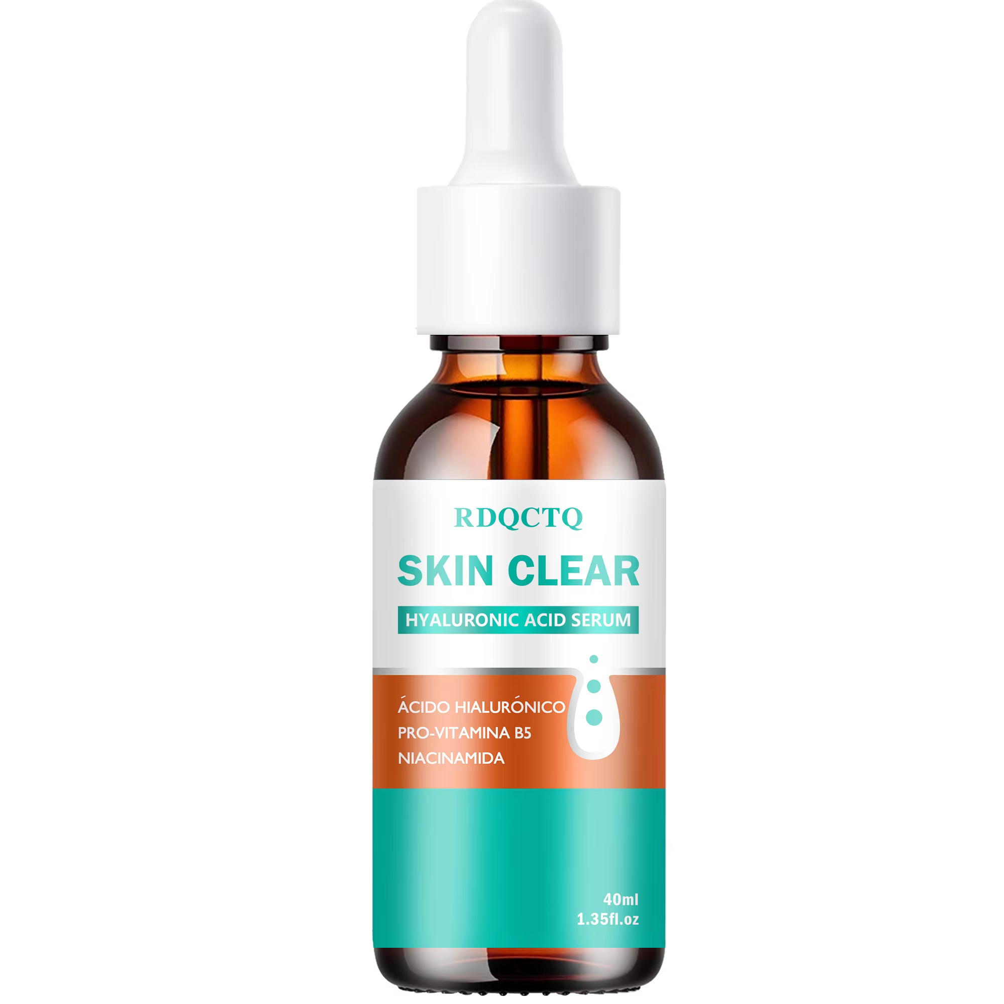 Sérum à l'acide hyaluronique, sérum hydratant pour le visage RDQCTQ SKIN avec pro-vitamine B5 et nia