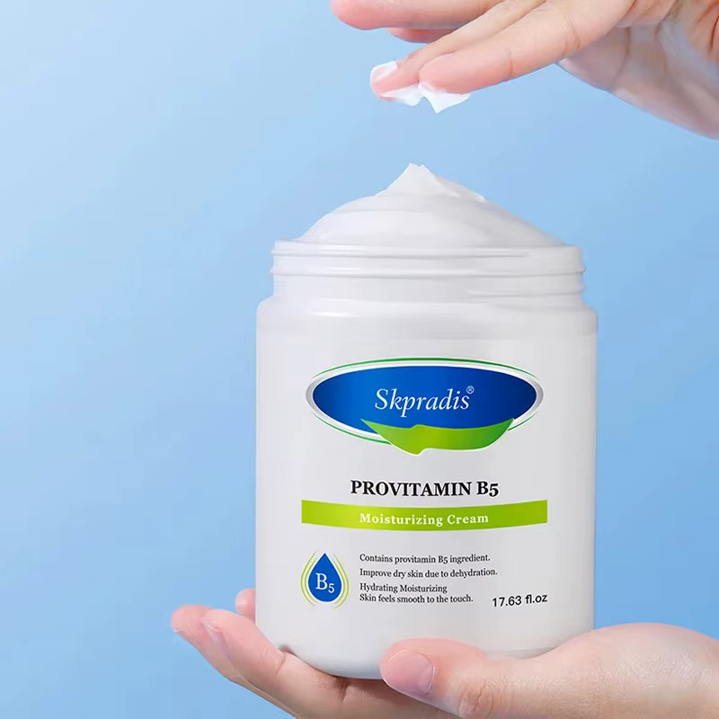 Crème hydratante à la provitamine B5, 500g, lotion hydratante pour le visage et le corps, protection