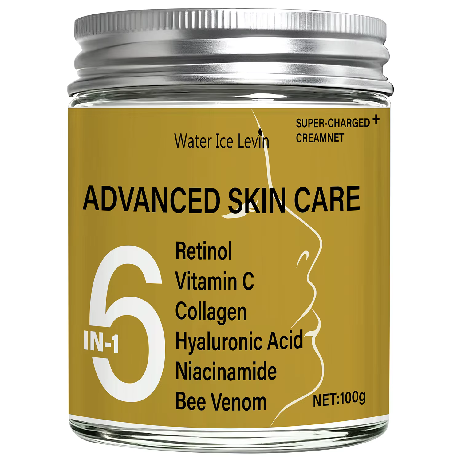 Crème Visage Avancée Hiver - Complexe Rétinol, Vitamine C et Venin d'Abeille, Éclat et Fermeté, Form