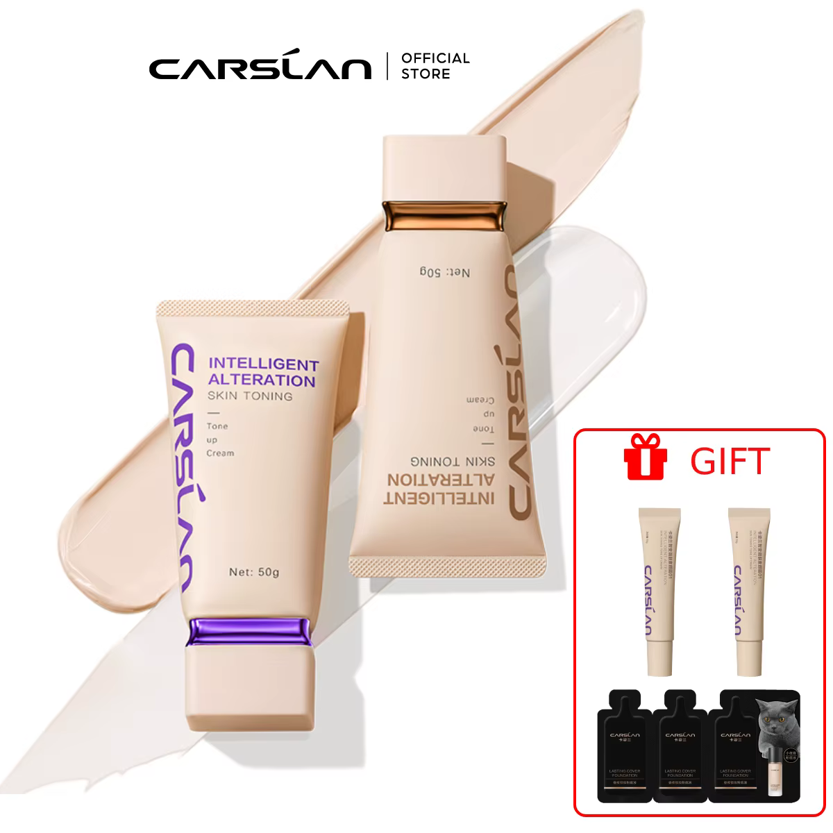 CARSLAN-Crème raffermissante pour la peau, traitement intelligent, éclaircissant, naturel, visage, c