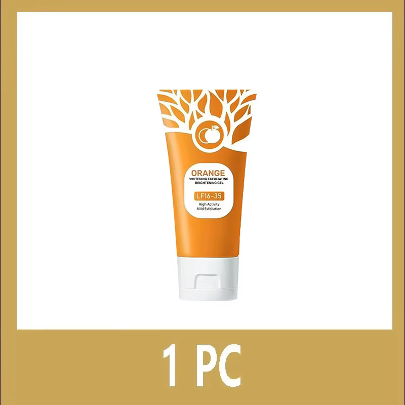 Gel exfoliant Orange pour le corps du visage, gommage doux pour le visage, Gel nettoyant pour le cor