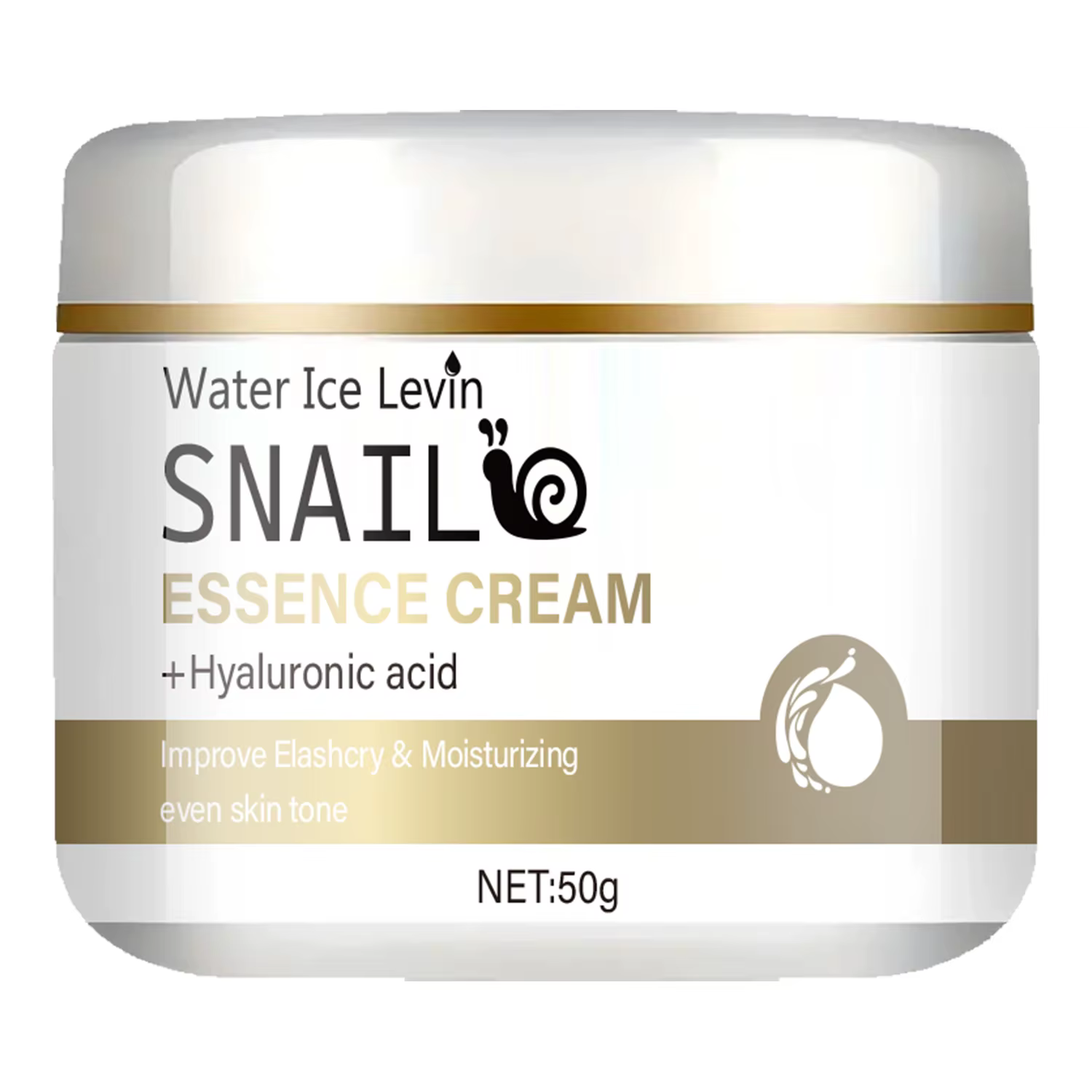 Crème hydratante à la bave d'escargot - Crème de jour et de nuit, contenant de la niacinamide, de l'