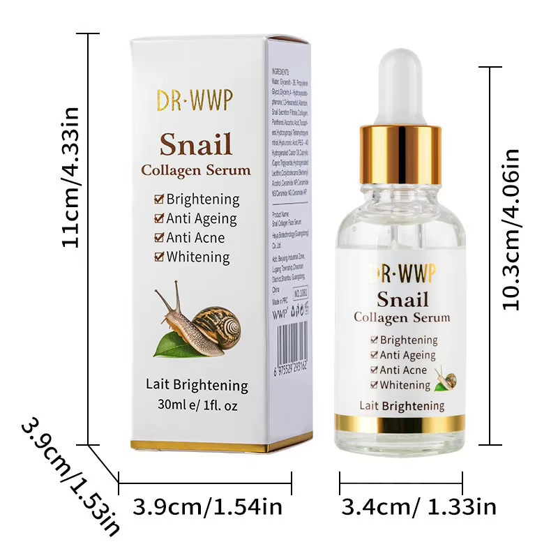 Sérum facial coréen avec collagène, vitamine C et acide kojique, sérum pour le visage liftant, raffe