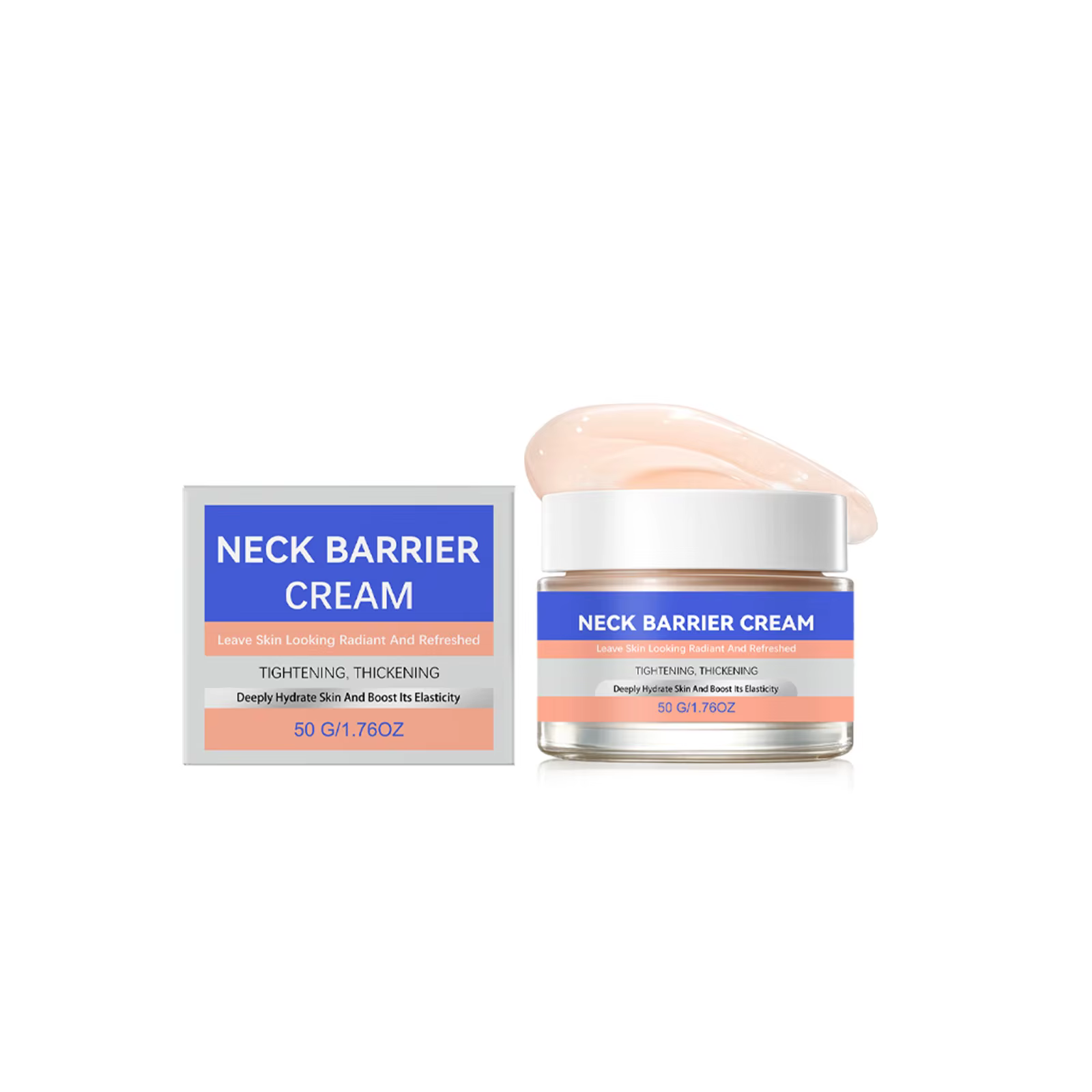 Crème raffermissante pour le cou anti-âge, réduit les ridules, hydratation intense, renforce la barr