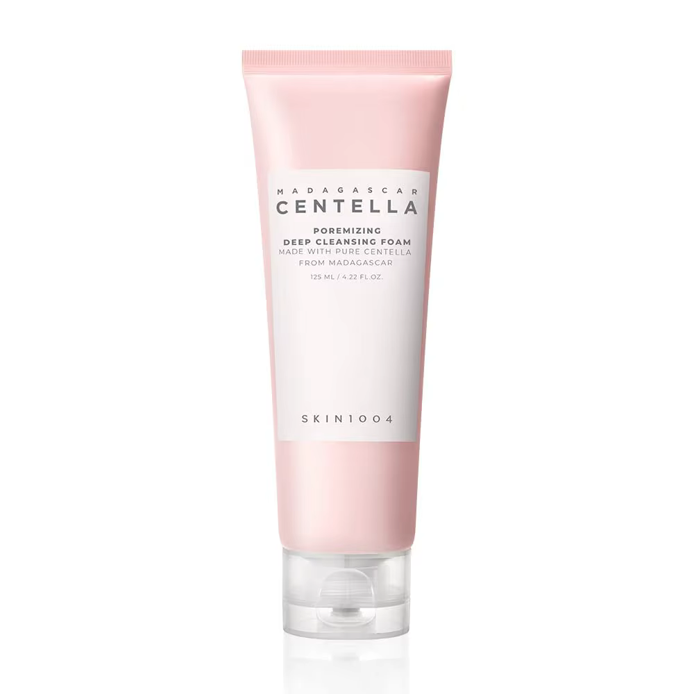 Mousse nettoyante profonde à la Centella coréenne, nettoyant doux pour les pores au sel rose, hydrat