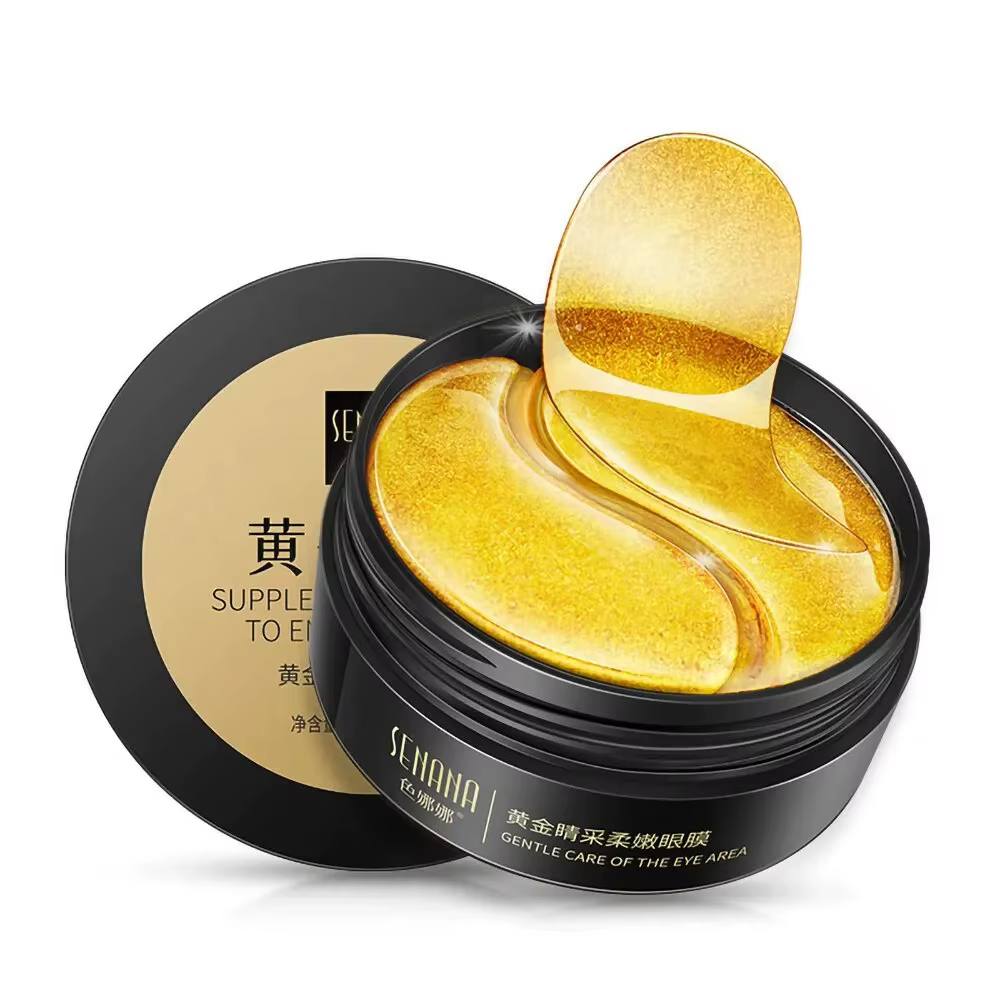 Masque pour les yeux réparateur à l'acide hyaluronique, 60 pièces, soulage la Fatigue oculaire, élim