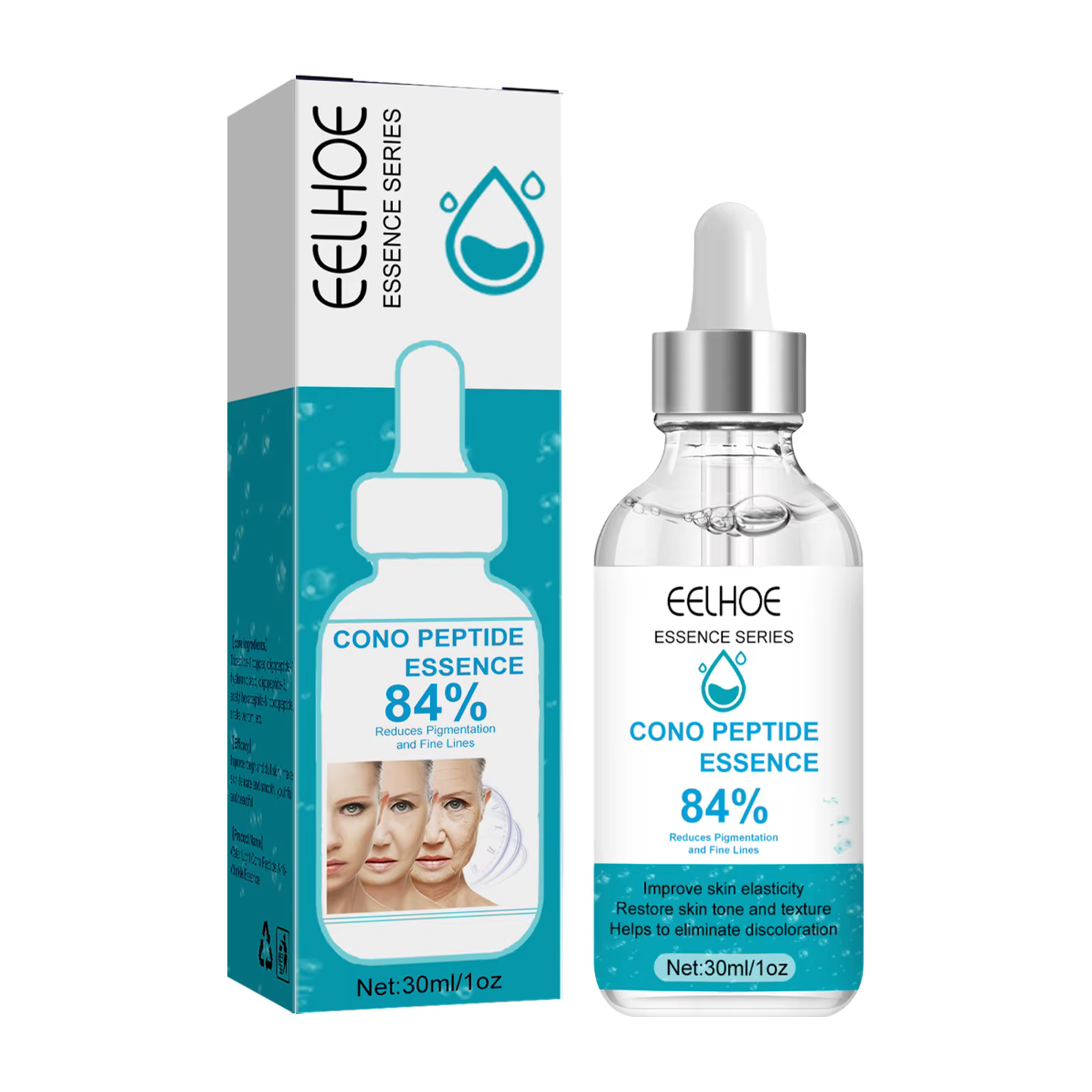 Sérum anti déformable pour le lifting du visage, raffermissant, améliore l'affaissement rugueux, raf
