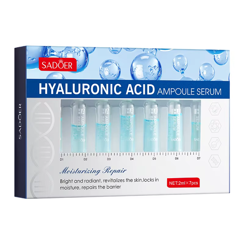 Ampoule d'acide hyaluronique, Essence d'hydratation intense, hydratation en profondeur, Anti-rides e