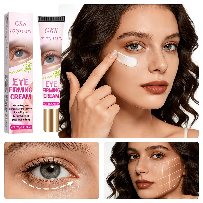 Crème raffermissante pour les yeux qui atténue les poches, les cernes et les diverses ridules autour