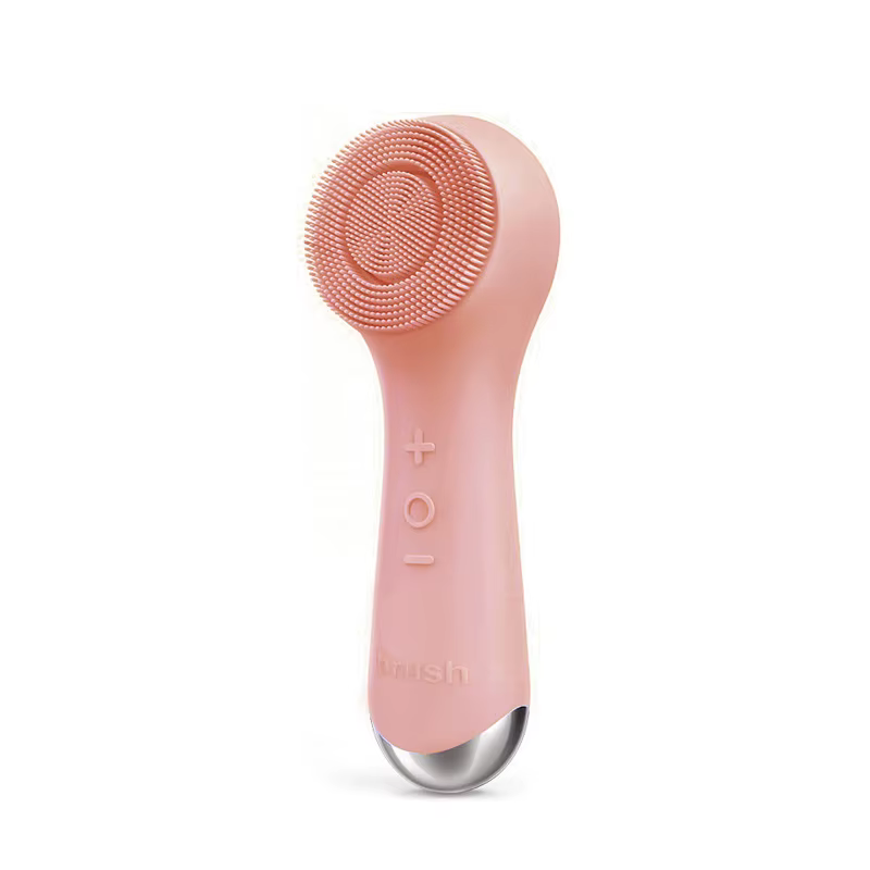 Brosse nettoyante pour le visage en silicone avec double rotation et modes de vibration, massage par