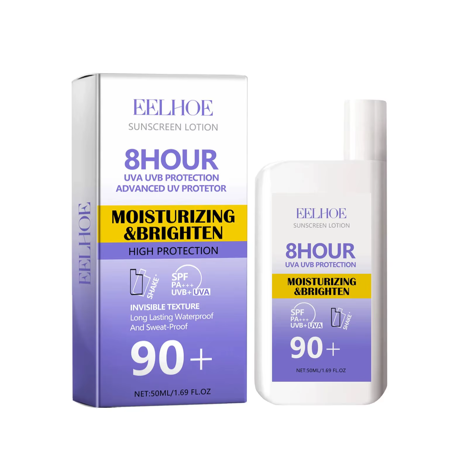 Crème solaire Spf 90 +, protection UV, crème réparatrice contre les coups de soleil, crème d'isolati