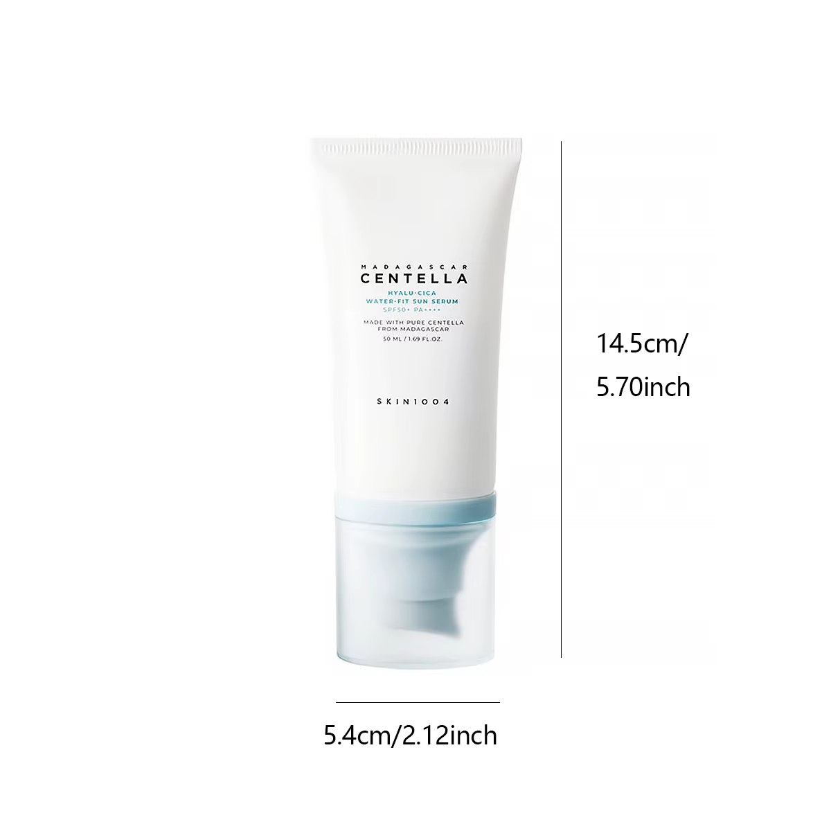 Sérum solaire hydratant SKIN1004 Madagascar Centella Hyalu-Cica SPF50+ PA++++, non desséchant, prote