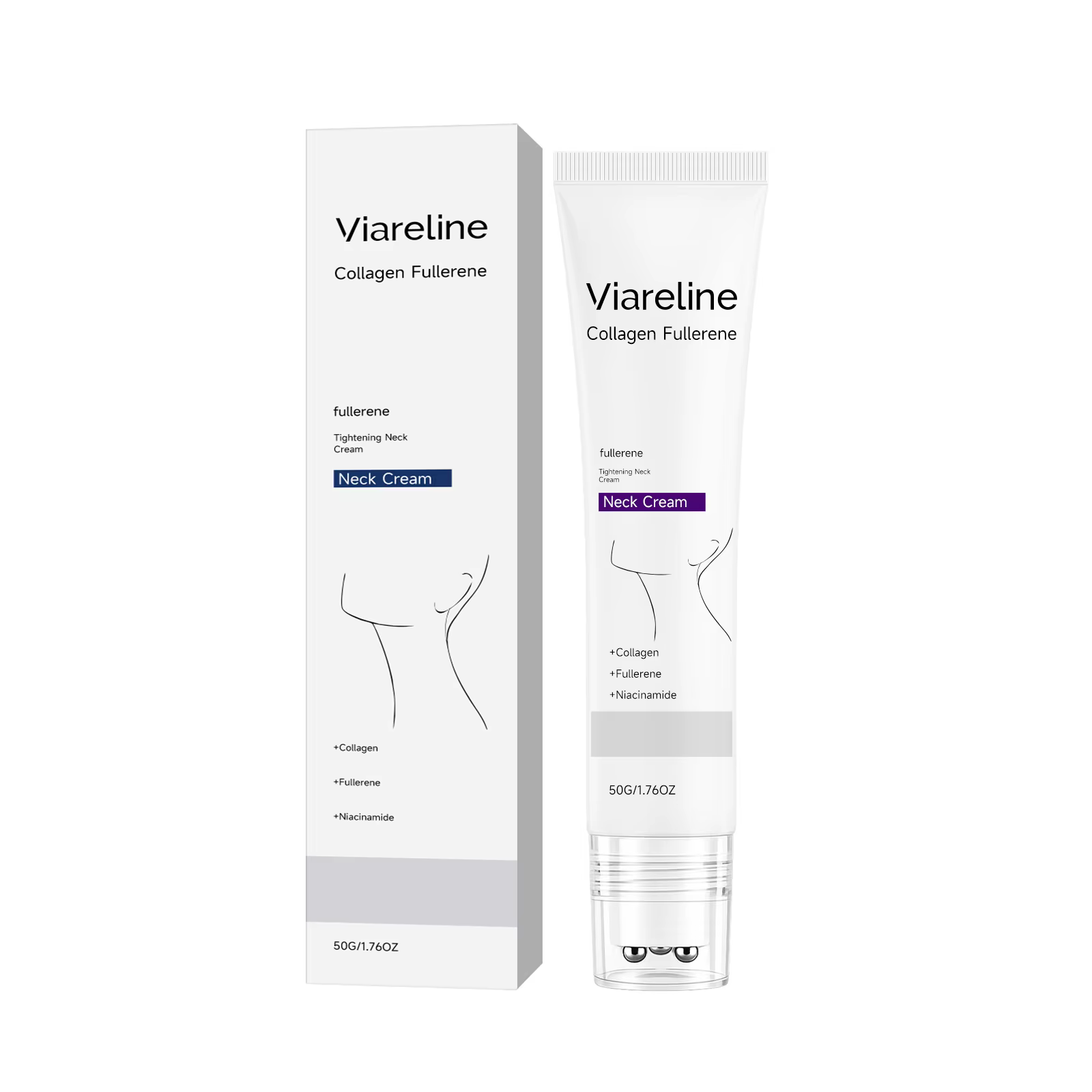 Crème hydratante pour le cou au collagène, adoucit la peau du cou, la maintient hydratée et lisse, s