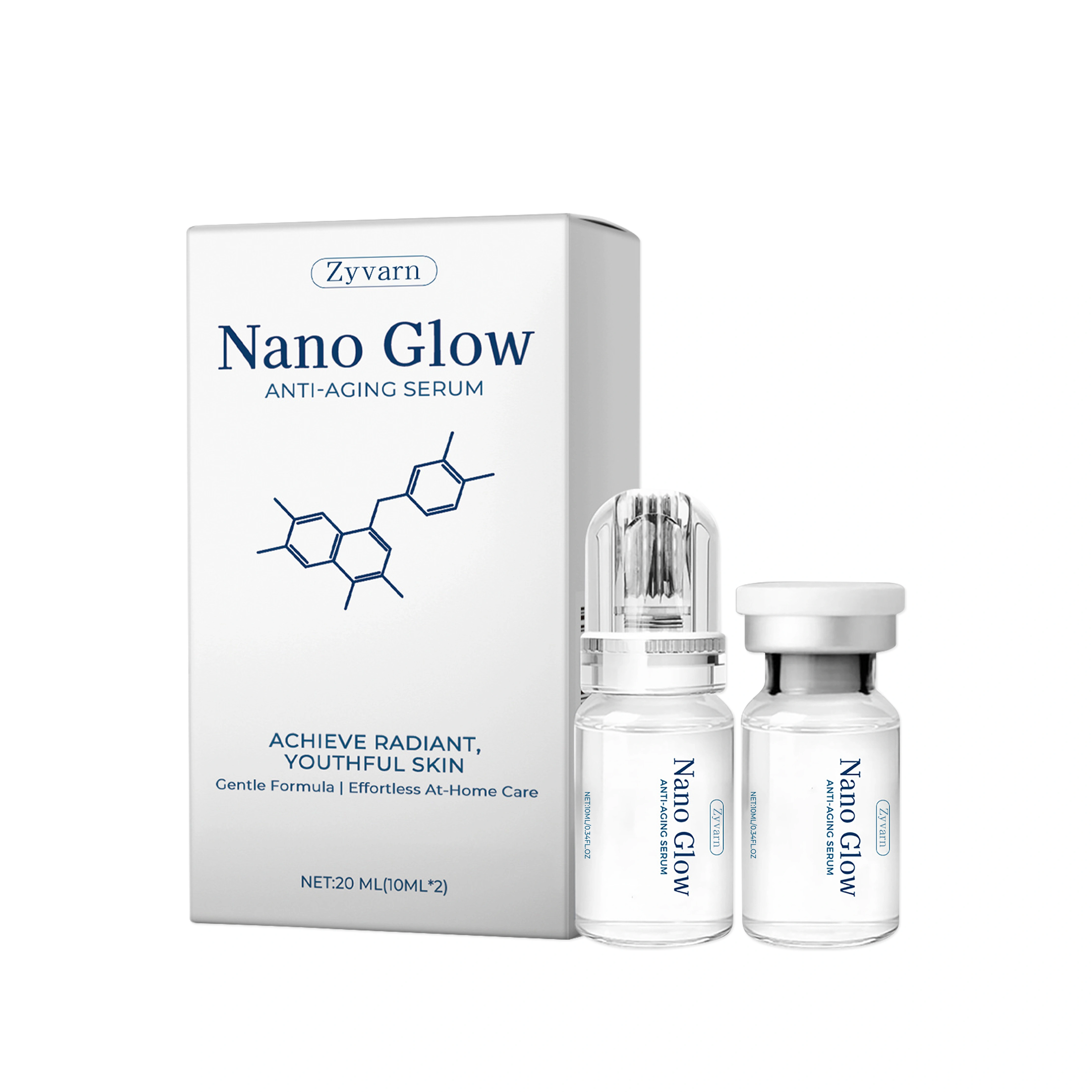 Sérum anti-âge à micro-aiguilles pour affiner les pores, resserrer la peau et hydrater, absorption r