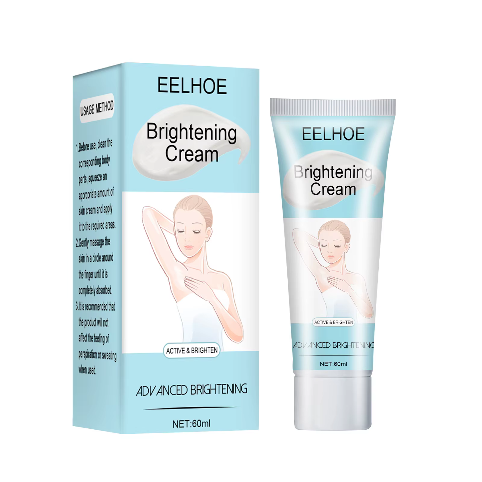 Crème de soin pour la peau des aisselles - Hydratante et nourrissante, couvrant les imperfections, a